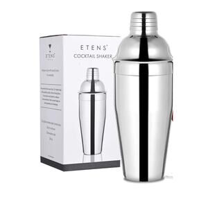 ETENS Cocktail Shaker - Martini Shaker - Stainless Steel - 24 Ounce - Bartender